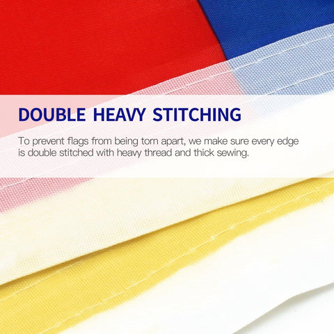 Anley Fly Breeze 3x5 Foot Solid Orange Flag - Vivid Color and Fade proof - Canvas Header and Double Stitched - Plain Orange Flags Polyester with Brass Grommets 3 X 5 Ft