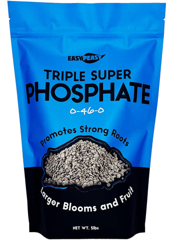 TRIPLE SUPER PHOSPHATE FERTILIZER 0-46-0 | phosphorus fertilizer for gardens, lawns, indoor and outdoor plants | ROCK PHOSPHATE PLANT FOOD FERTILIZER FOR ORCHIDS, WISTERIA, CACTUS AND ALL OTHER PLANTS