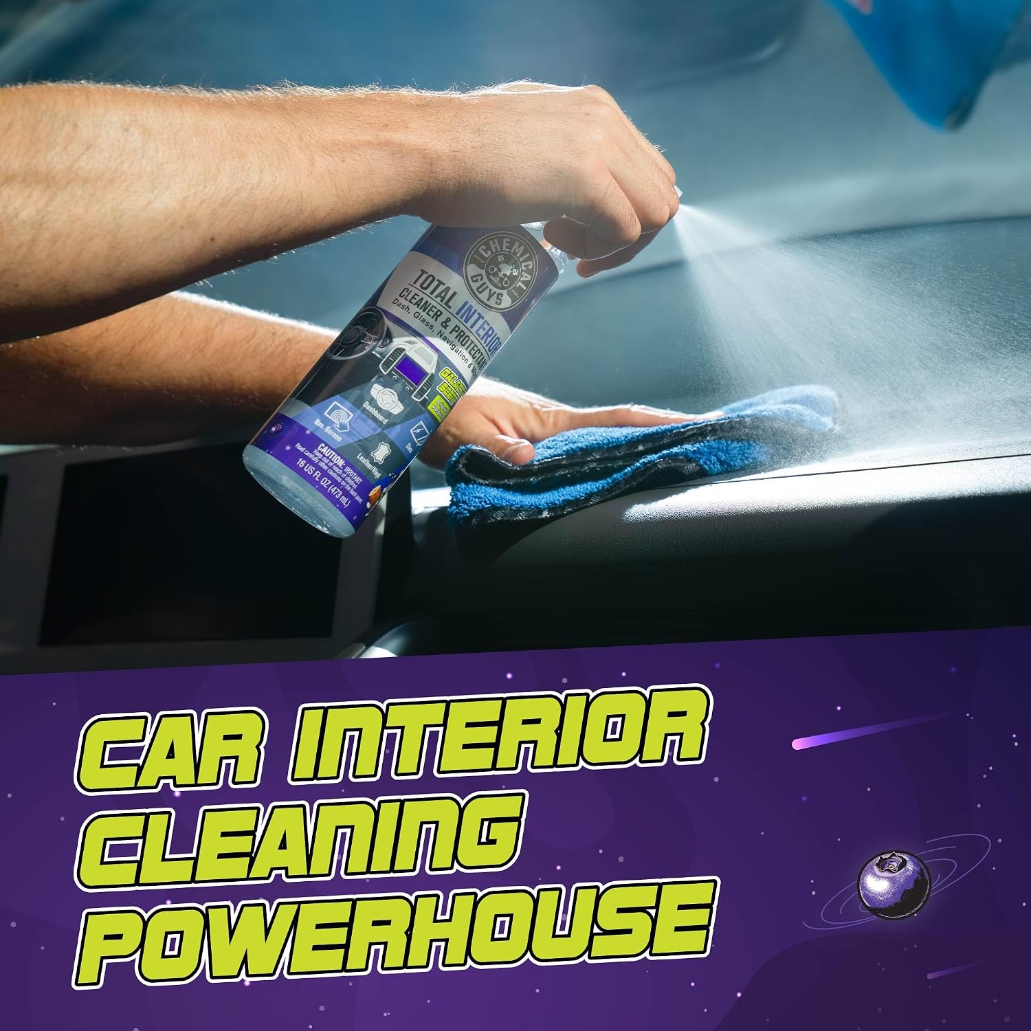 Chemical Guys, Total Interior Cleaner & Protectant, Galactic Scent, 16 oz