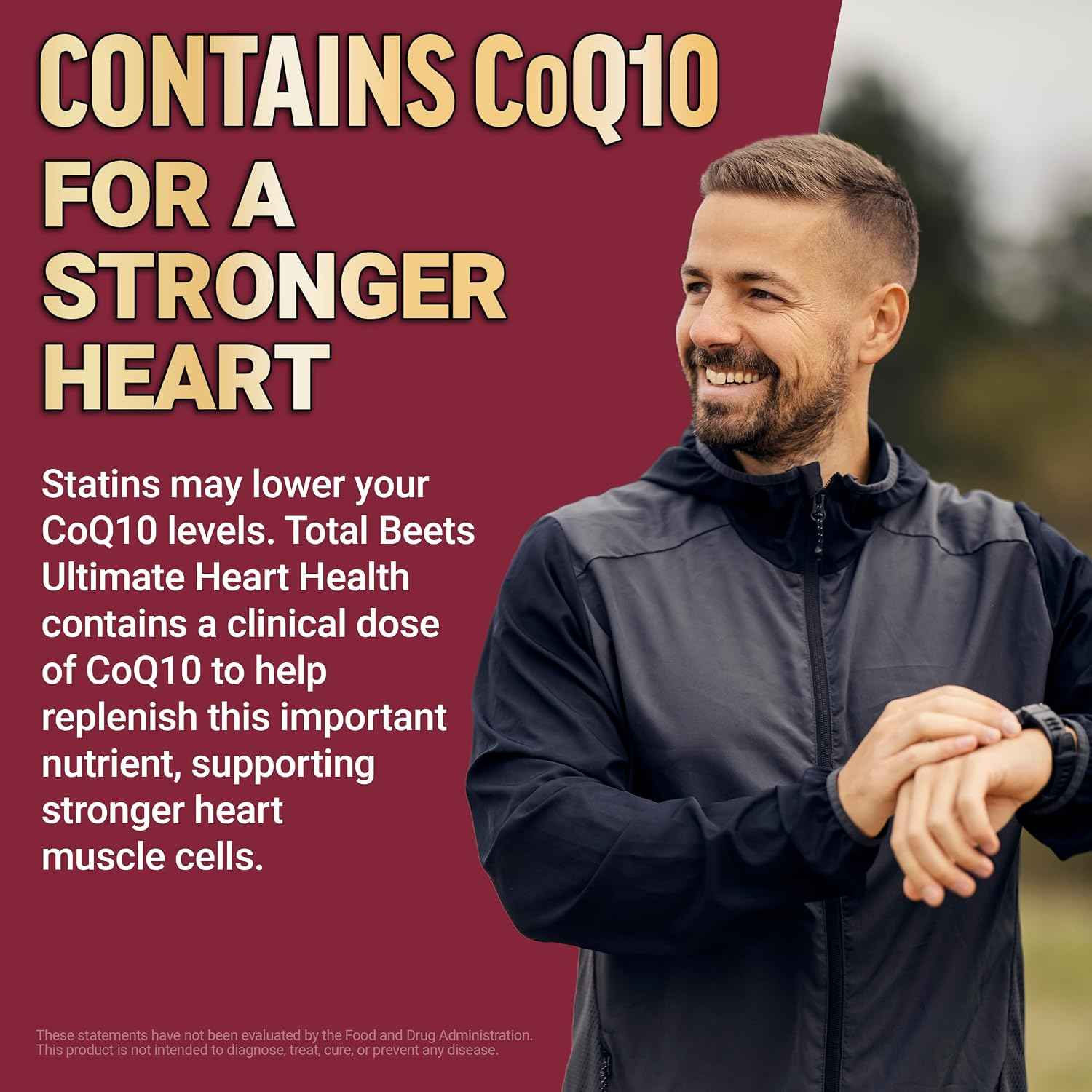Force Factor Total Beets Ultimate Heart Health for Blood Pressure Support | with Beet Root Powder, CoQ10 for Nitric Oxide & Energy, Clinically Studied Ingredients, Pomegranate Berry, 60 Soft Chews
