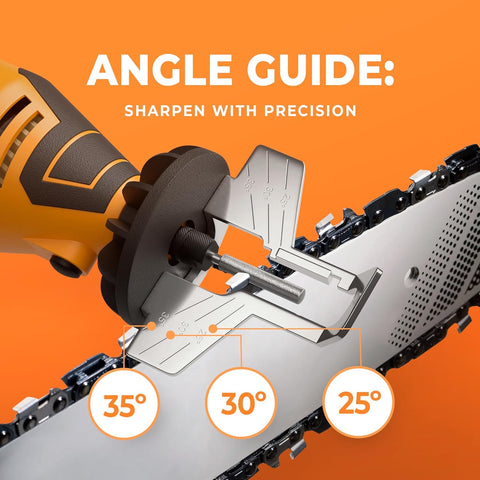 Sharp Pebble Electric Chainsaw Sharpener Kit – Chain Saw Sharpening Tool
