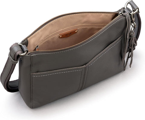 The Sak Alameda Leather Crossbody Purse - Leather Women's Handbag for Everyday & Travel - Cross Body Bag With Zipper