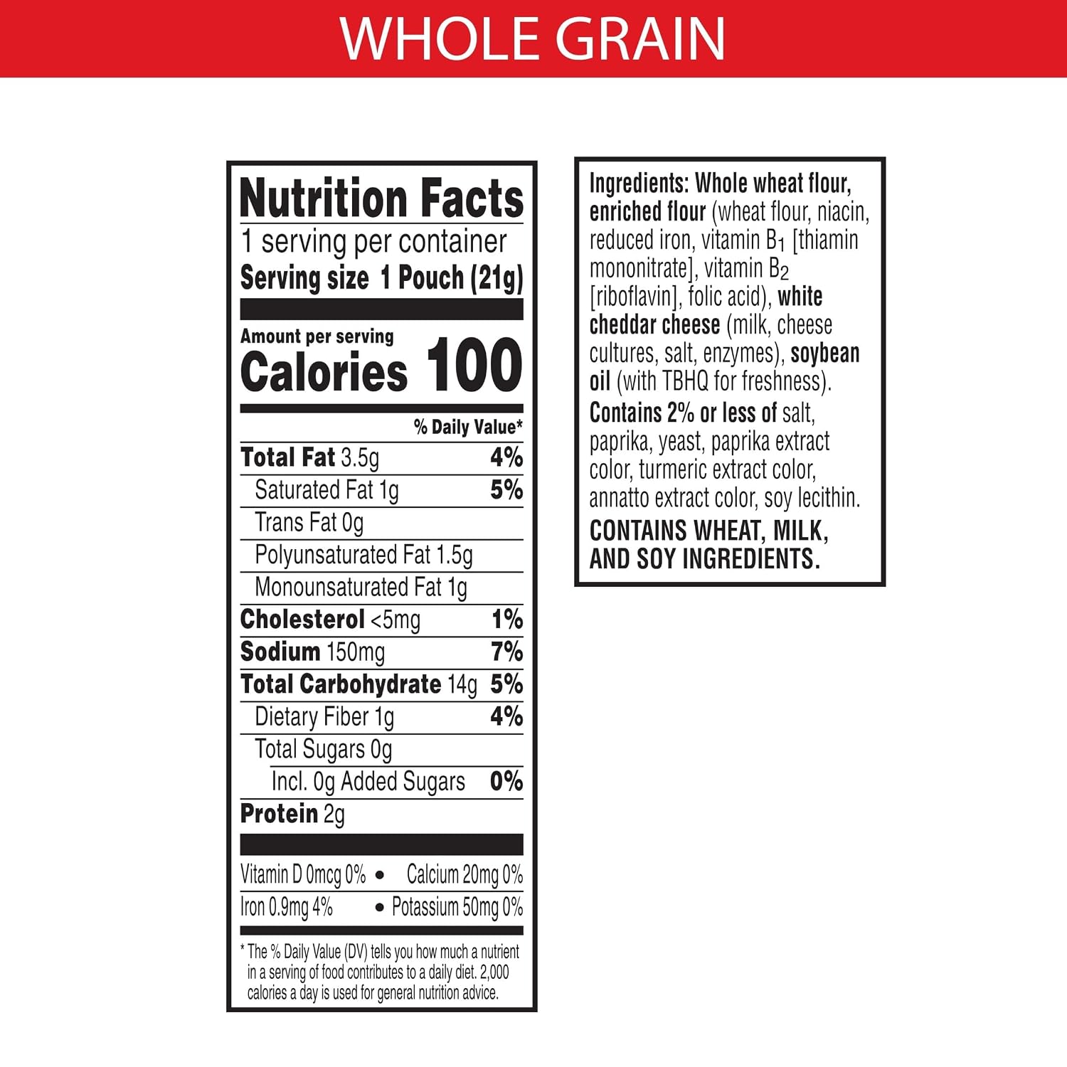 Cheez-It Cheese Crackers, Baked Snack Crackers, Made with Whole Grain, Original (175 Pouches)