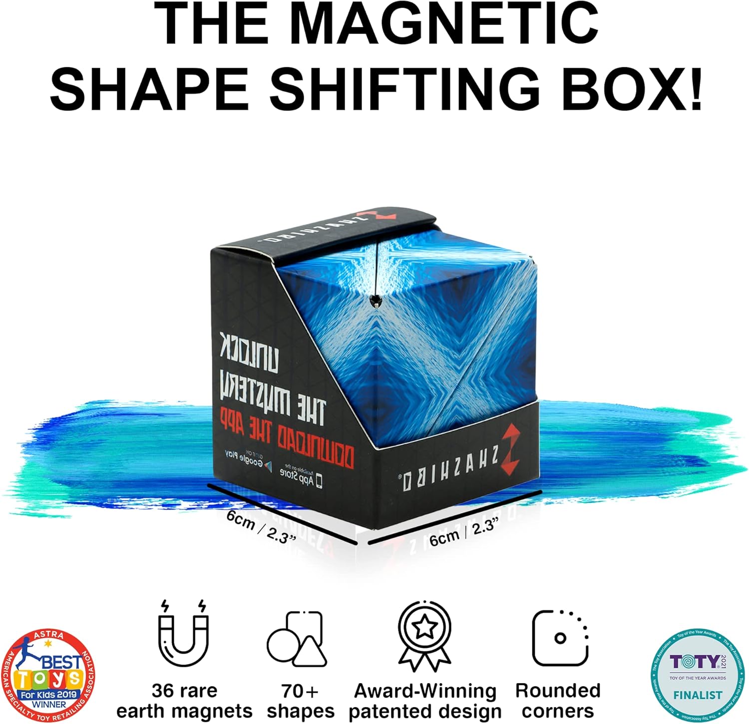 Shashibo DODECA Magnetic Puzzle Cube, Stress Relief Fidget Toy