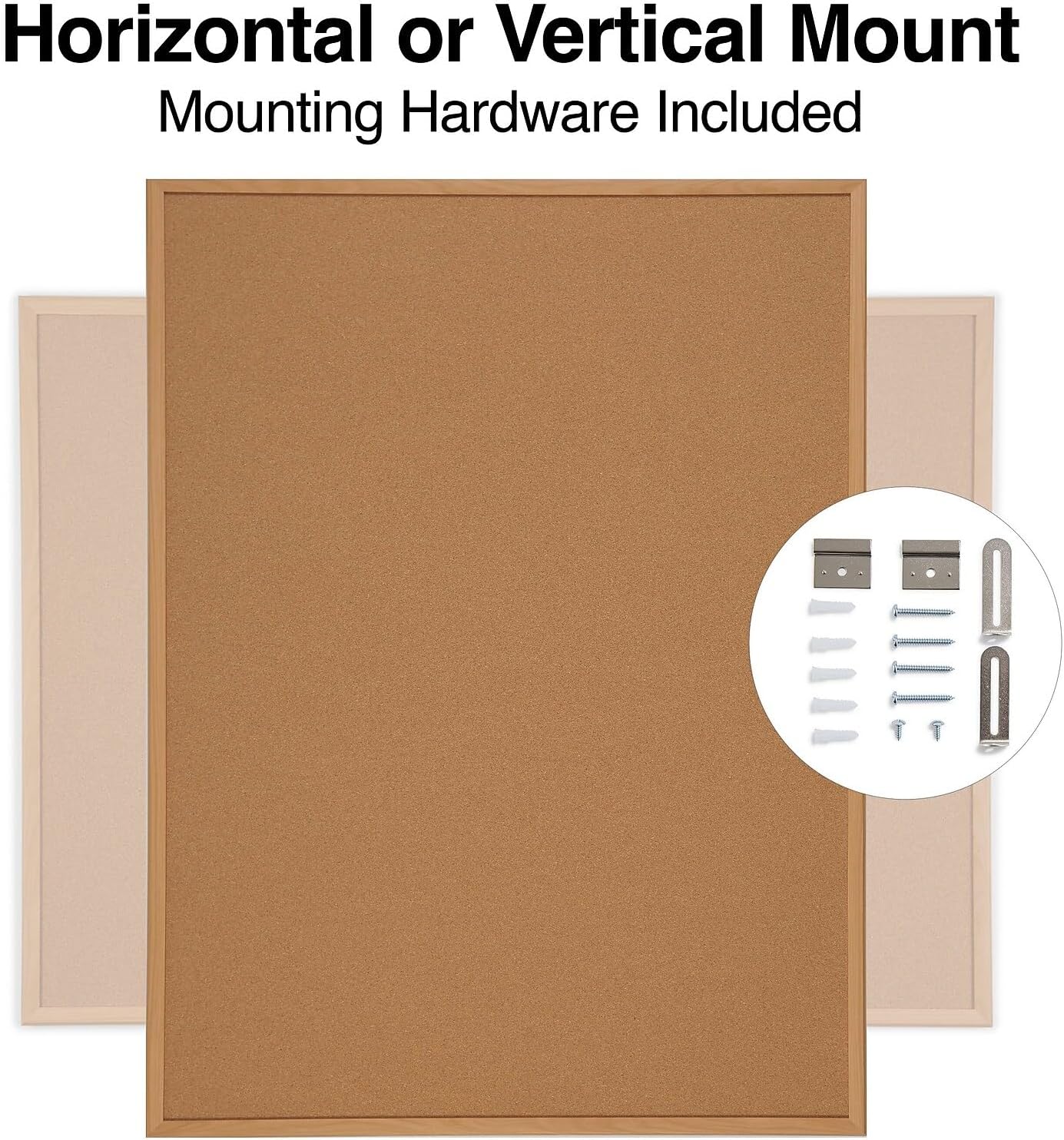 Staples Standard Cork Bulletin Board, Oak Finish Frame, 4x3 Ft