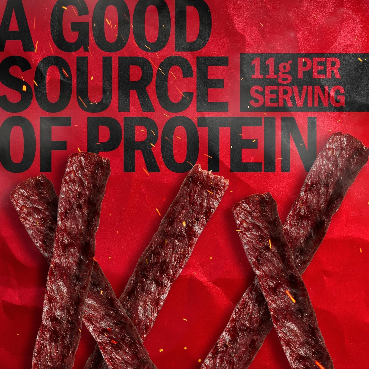 Jack Link’s Premium Cuts Beef Steak, Original, 1 oz., 12 Count – Great Protein Snack 11g of Protein and 1g of Carbs per Serving, Premium Beef