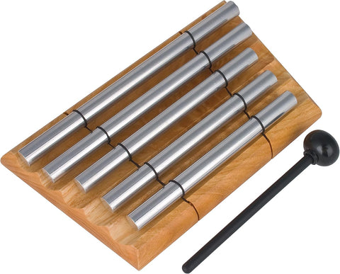 Woodstock Wind Chimes Zenergy Quintet Hand Bell Chime, 5 Tone 8.5 - Inch, Bell Percussion Instrument for Meditation, Yoga, Classrooms, Offices, Great for Awareness, Relaxation (ZENERGY5) (Pack of 24)