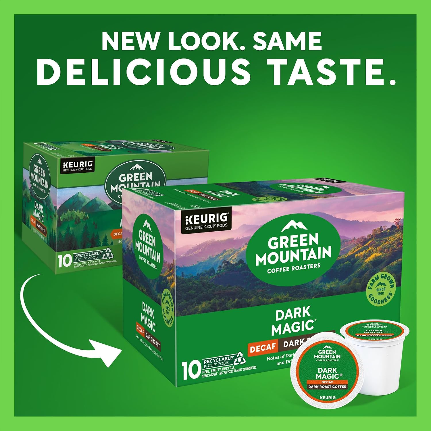 Green Mountain Coffee Roasters® Dark Magic® Decaf, 60ct