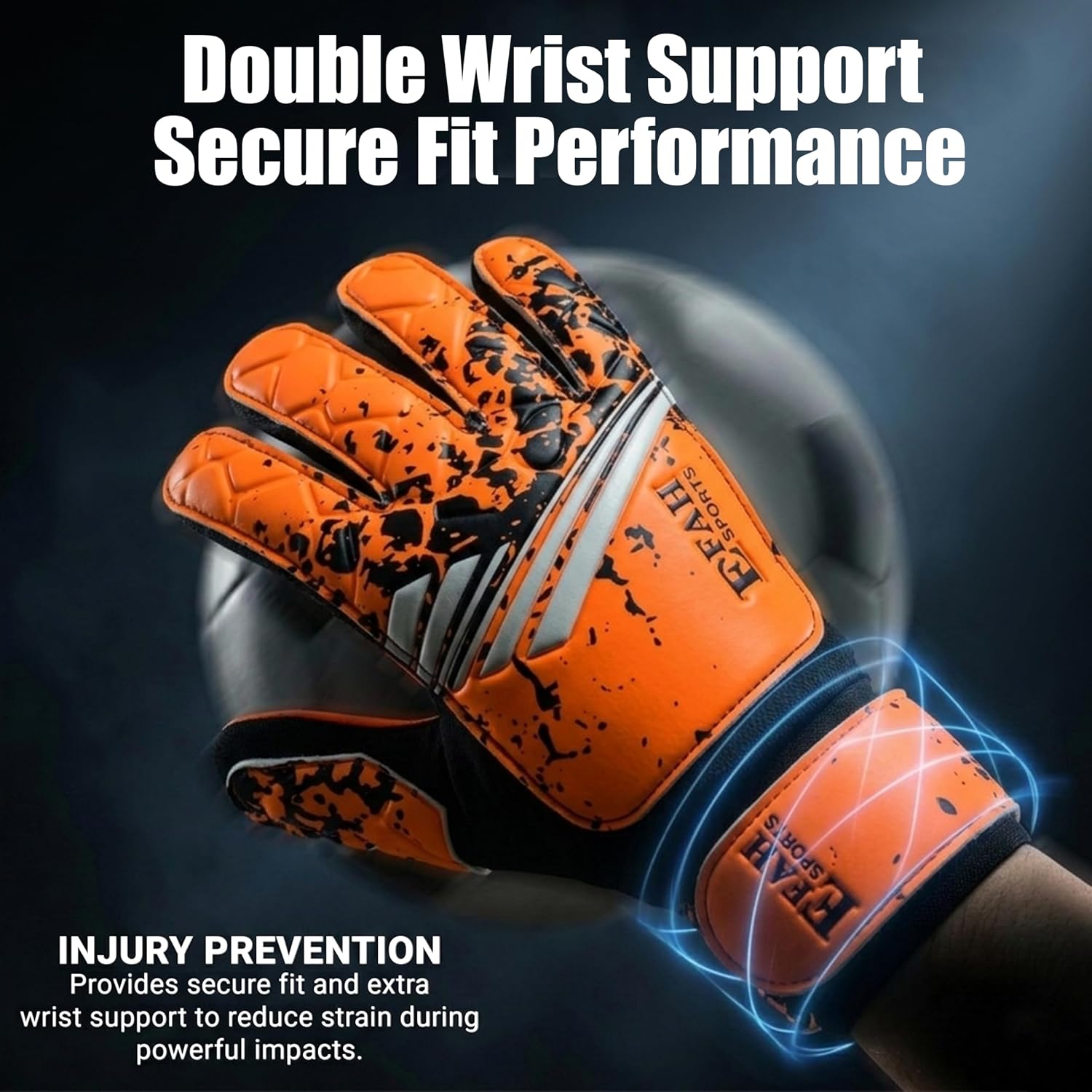 Soccer Goalie Goalkeeper Gloves for Kids Boys Children Youth