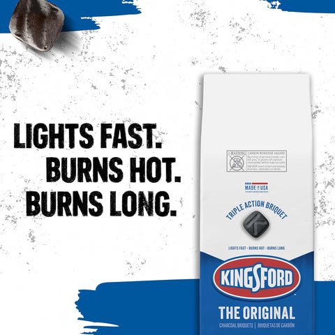 Kingsford Original Charcoal Briquettes, BBQ Charcoal for Grilling, 16 Pounds (Package May Vary)