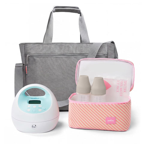 Spectra Baby S1 Plus Electric Breast Milk Pump with Tote, Bottles & Cooler