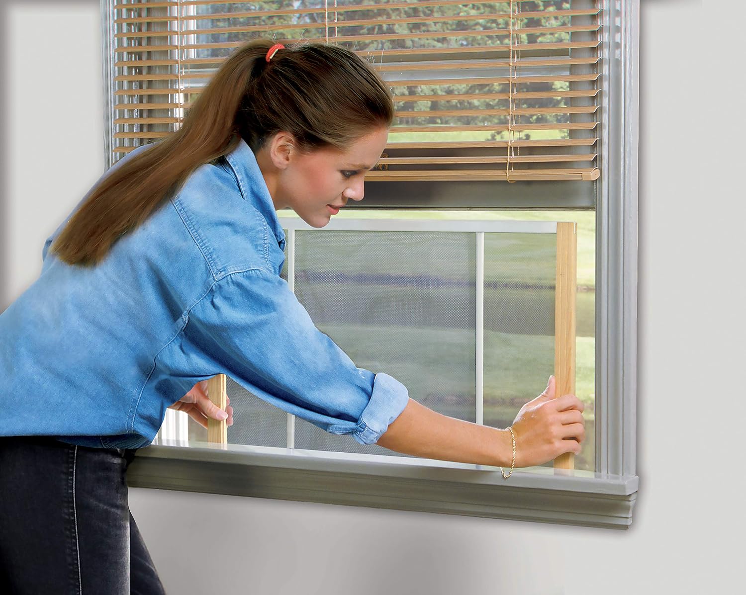 Frost King 2AWS1537 WB Marvin Adjustable Window Screen, 15in High x Fits 21-37in Wide (2 Pack)
