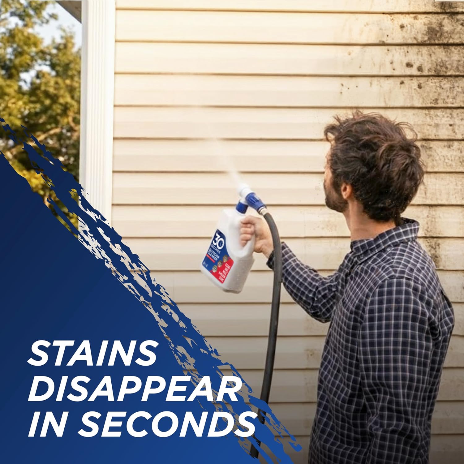 30 SECONDS Outdoor Cleaner, Hose End Sprayer, 2 Pack
