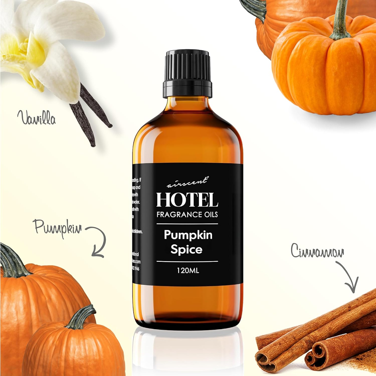 AirScent Pumpkin Spice Diffuser Oil - Pumpkin Cinnamon Vanilla - 30 mL