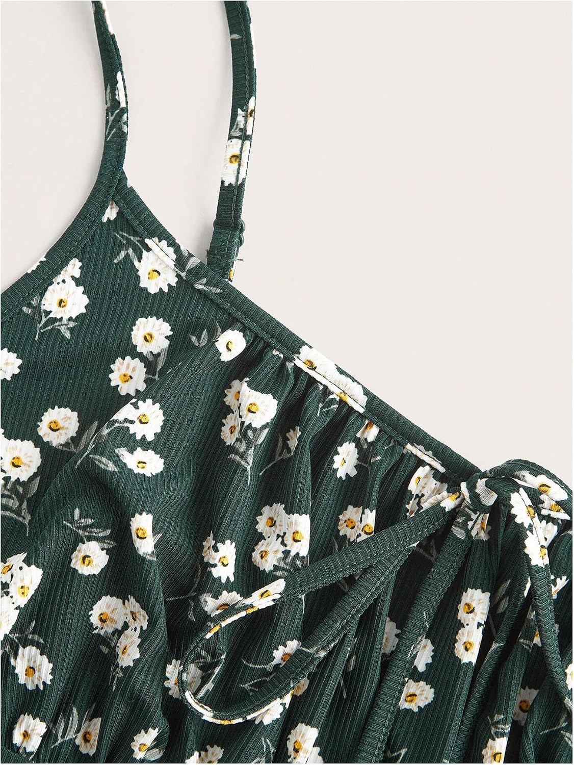 Verdusa Women's Plus Size Floral Summer Dresses Boho Short Sundress Holiday Cami Flowy Dress