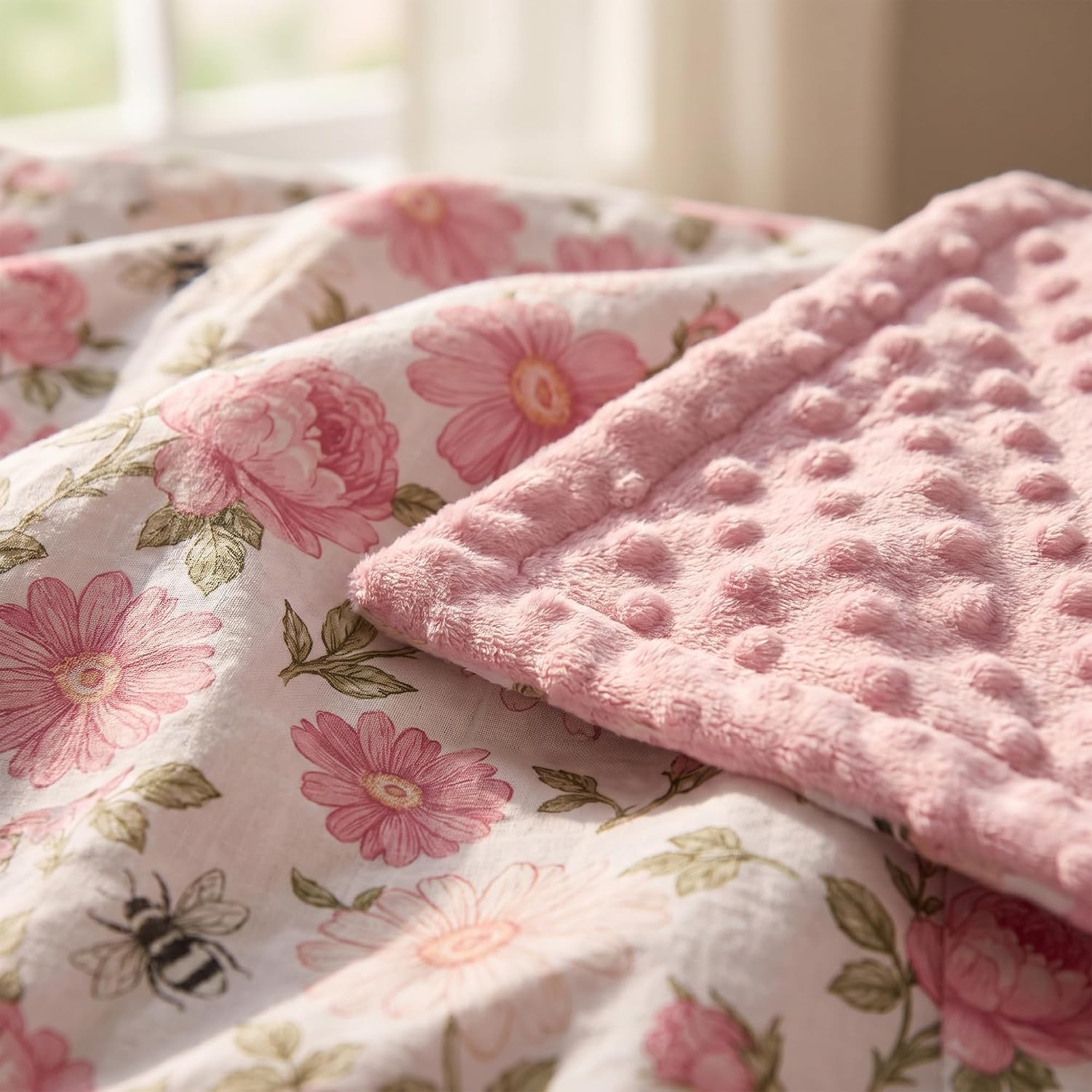 Fleece Baby Blankets for Girls & Boys, Infant Toddler Blanket