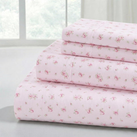 Modern Threads Silky Soft Microfiber and Wrinkle Free Sheets - Luxurious Microfiber Bed Sheets Includes Flat Sheet, Fitted Sheet with Deep Pockets, & Pillowcases Blush, Full