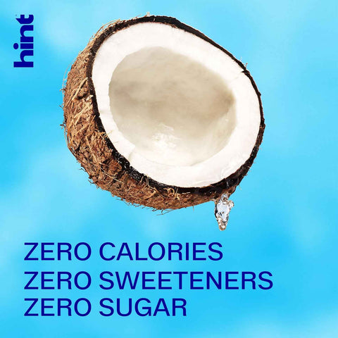 Hint Flavored Water Zero Sugar 0 Calories - Coconut (12 pack)