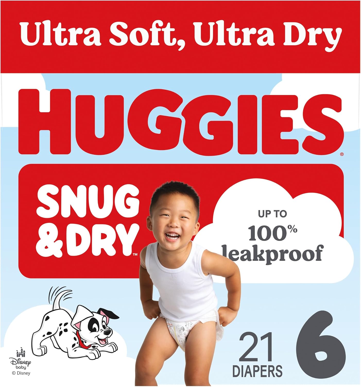 Huggies Snug & Dry Diapers Size 6, 21 Count