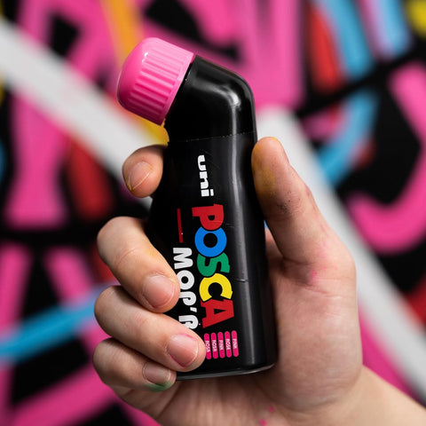 POSCA® MOP'R PCM-22 Paint Markers, Round Tip (3.0-19.0mm), Assorted, 8 Pack