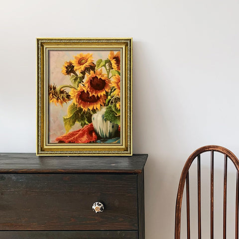 upsimples Vintage 8x10 Picture Frame, Antique Gold Frames, 2 Pack