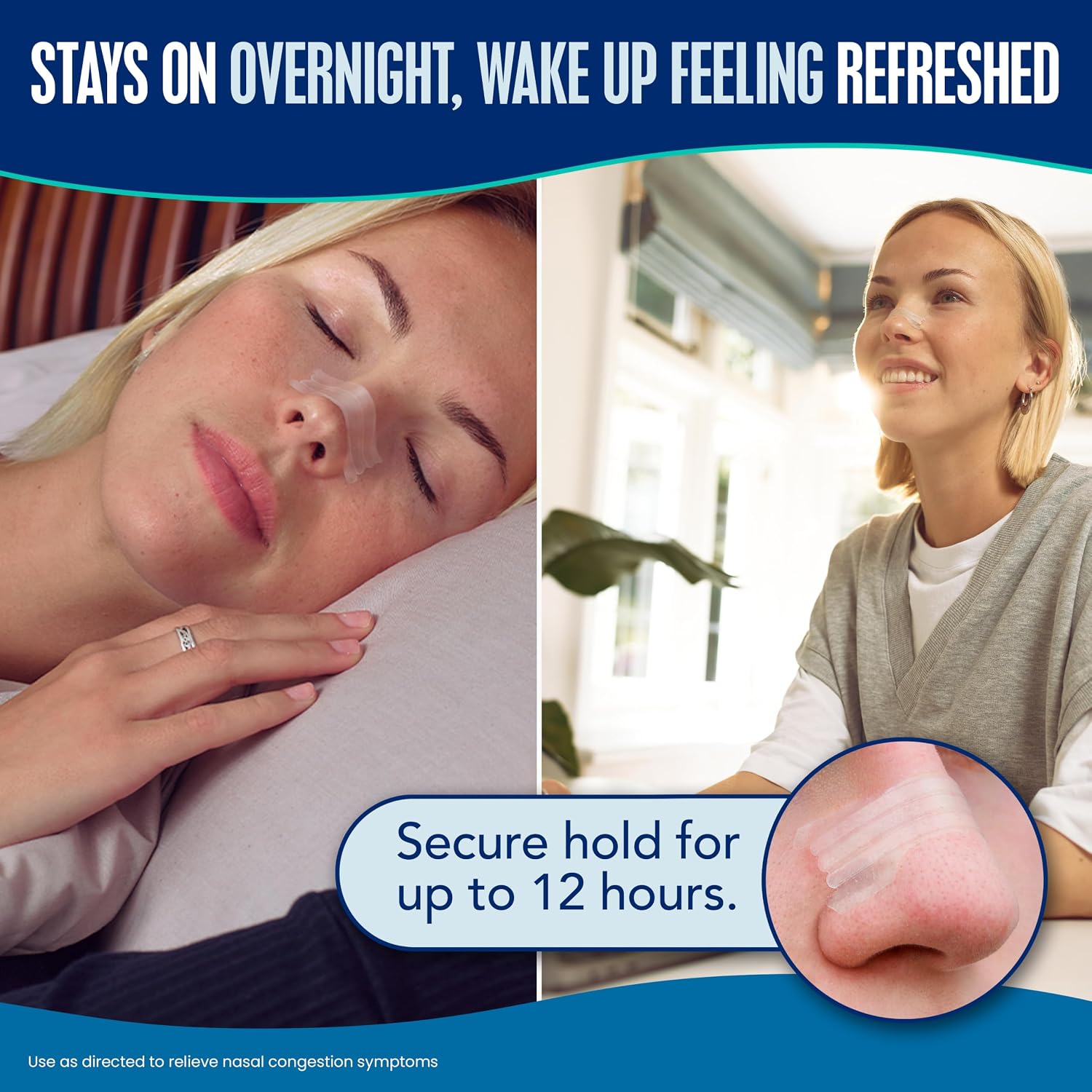 Breathe Right Nasal Strips, Relieves Nasal Congestion, Extra Strength Clear