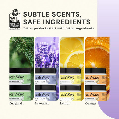 Fresh Wave Lavender Odor Eliminator Gel 3-Pk 7 oz - Air Freshener for Home