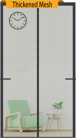Upgraded Magnetic Screen Door Thicker 250g/m² Reinforced Mesh