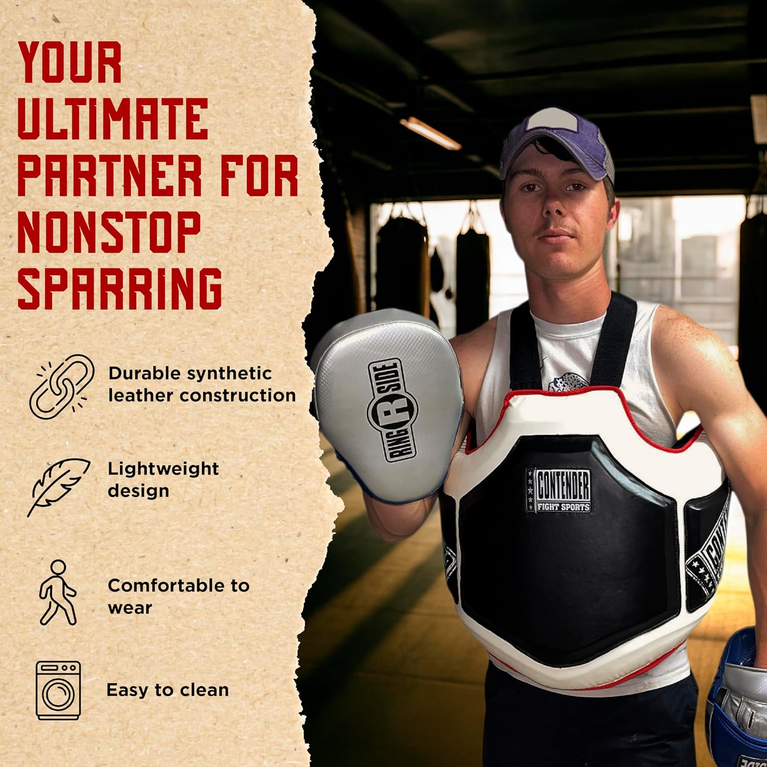 Contender Fight Sports Heavy Hitter Boxing Body Protector for Coaches