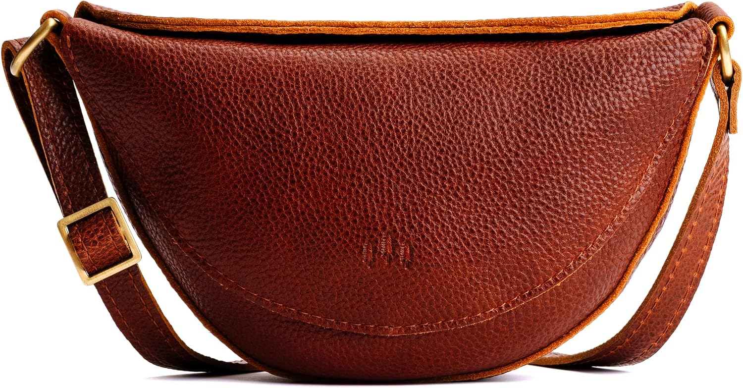 Portland Leather Goods Koala Sling Bag - Adjustable Full-Grain Leather