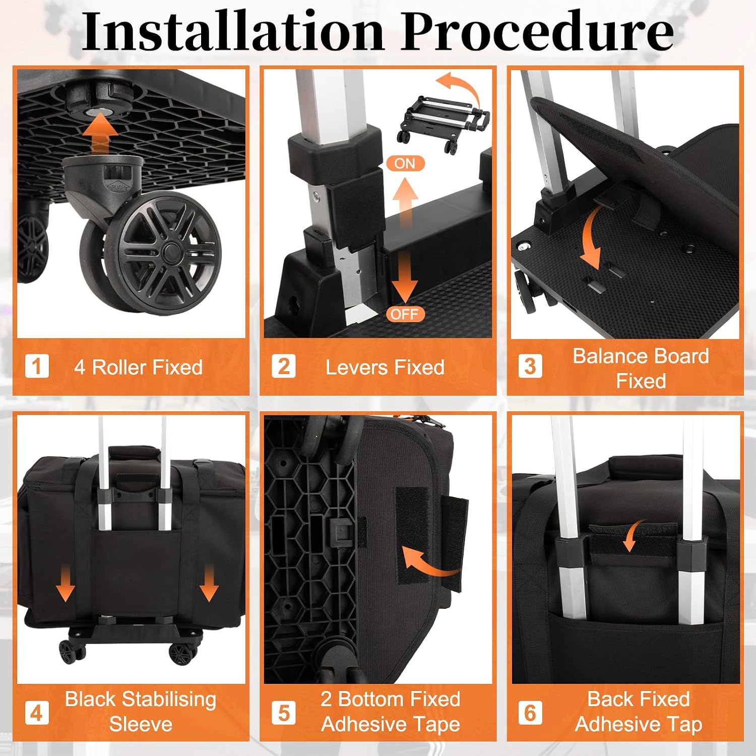 Large Rolling Dj Cable Bag with Detachable Dividers, Bottom Pad