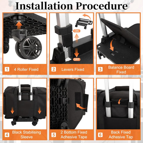 Large Rolling Dj Cable Bag with Detachable Dividers, Bottom Pad