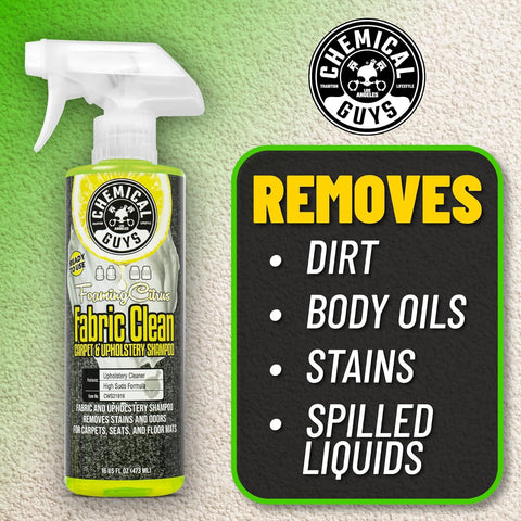 Chemical Guys, Citrus Fabric & Carpet Cleaner, Ready-to-Use Spray, 16 oz