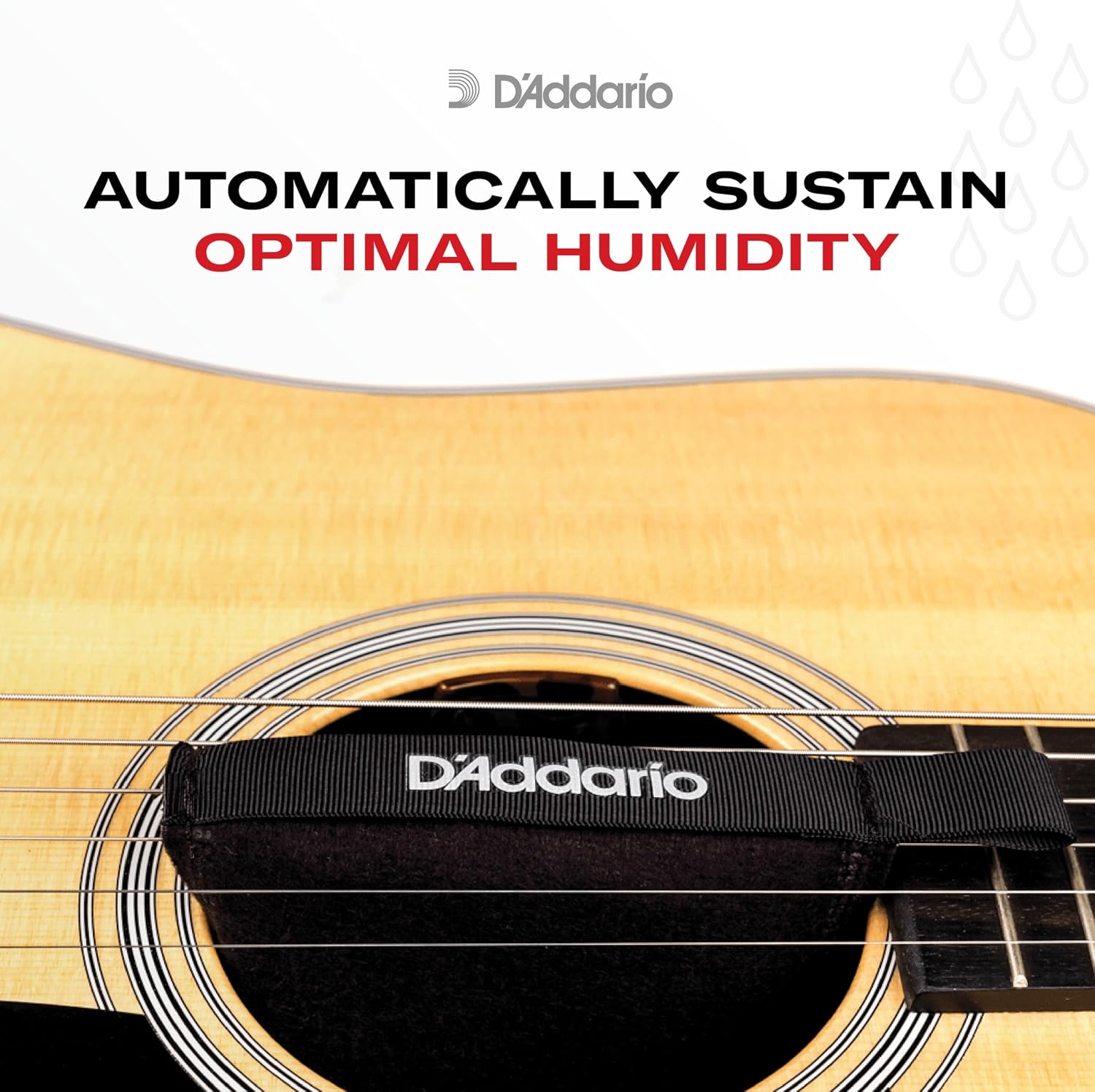 D'Addario Humidipak Guitar Restore Kit, Two-Way Case Humidity Control