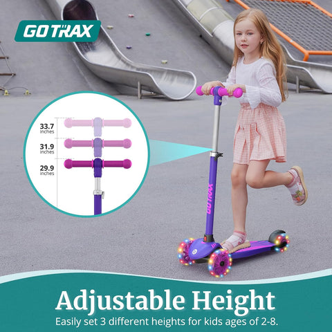 Gotrax KS1 Kids Kick Scooter, 3 Wheels for Boys & Girls 2-8, Gifts