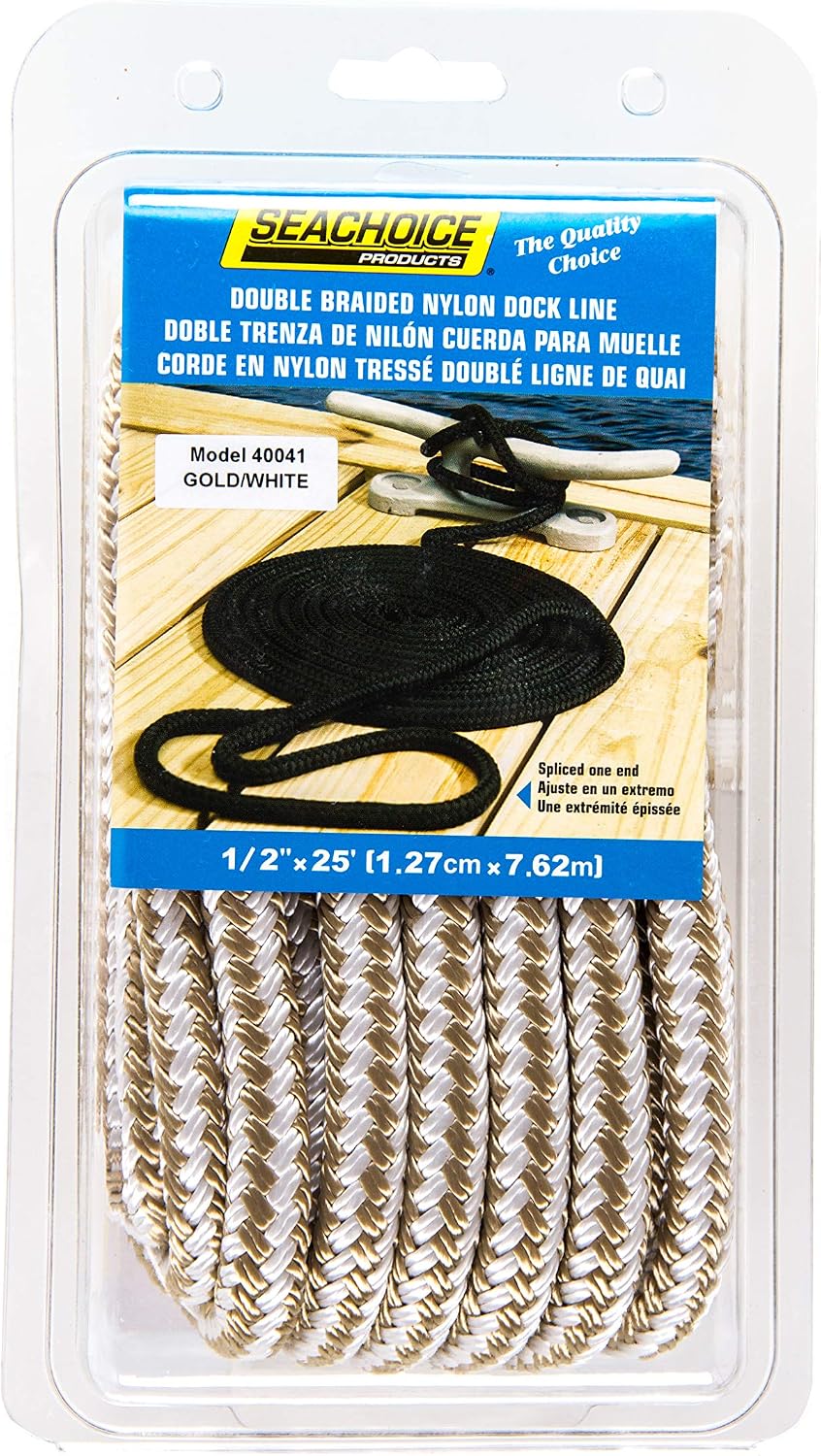 Seachoice Double-Braid Nylon Dock Line