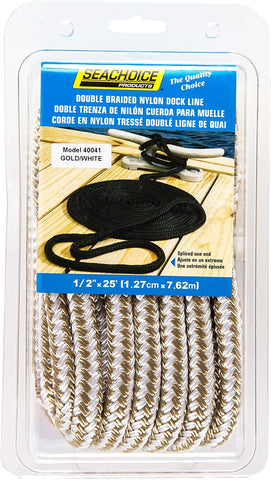 Seachoice Double-Braid Nylon Dock Line