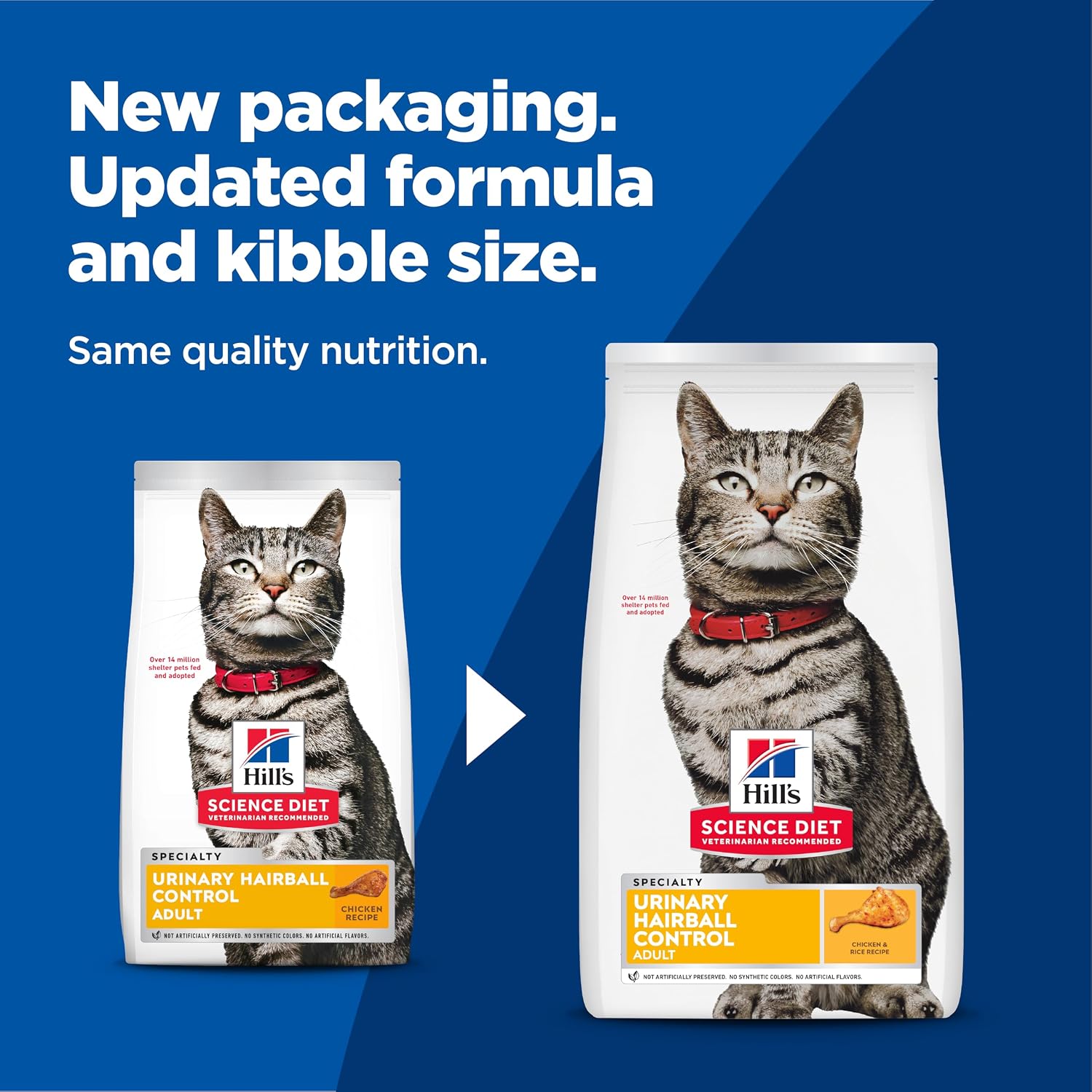 Hill's Science Diet Adult Urinary & Hairball Control Dry Cat Food