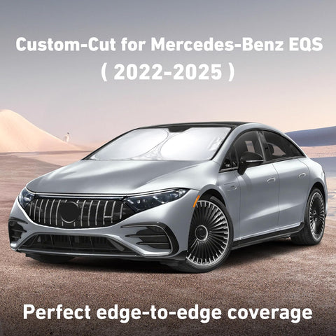 EcoNour Windshield Sunshade Compatible for Mercedes Benz EQS 2022-2024 2025