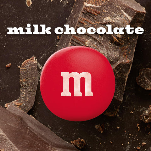 M&M'S Milk Chocolate Candy, Resealable Jars, Party Size, 25.5 oz, 2 Pack