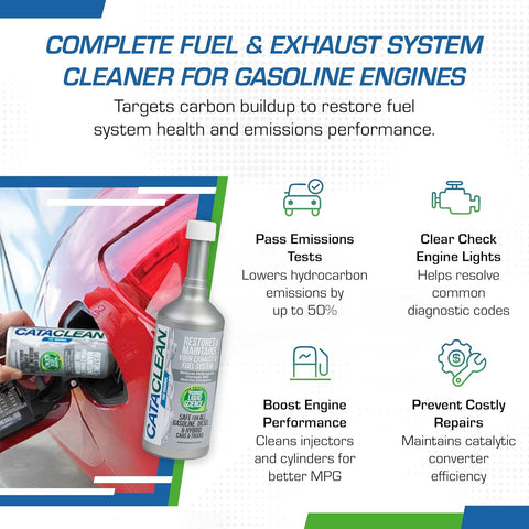 Cataclean Fuel & Exhaust System Cleaner for Gasoline Engines, 16 oz