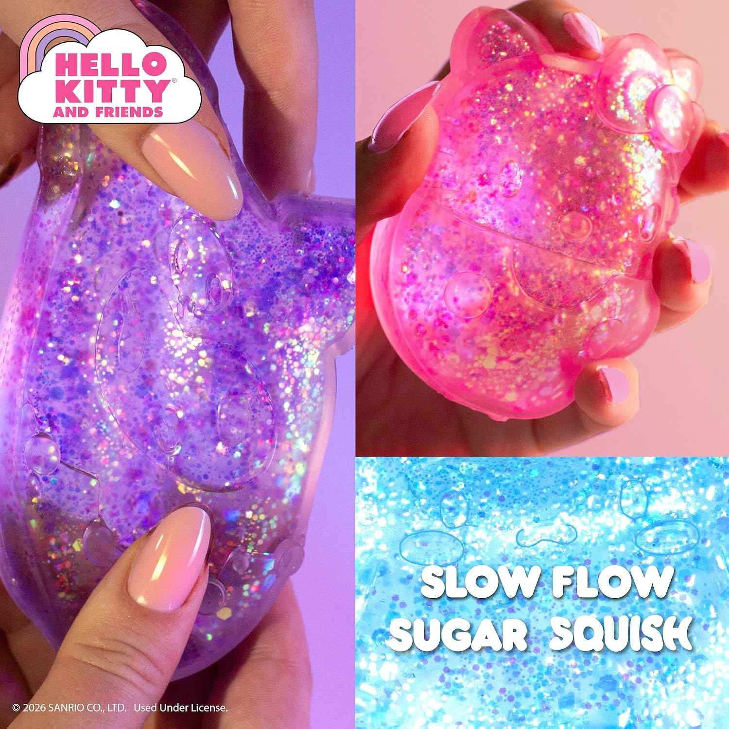 Horizon Group USA Slimygloop Gelli Gels, Hello Kitty & Friends 3 Pack