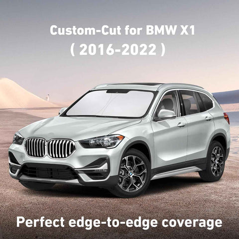 EcoNour Windshield Sunshade Compatible for BMW X1 2016-2020 2021 2022