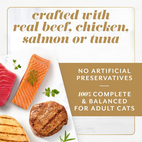 Purina Fancy Feast Gems Salmon Variety Pack Wet Cat Food, 4 oz, 12-Pack