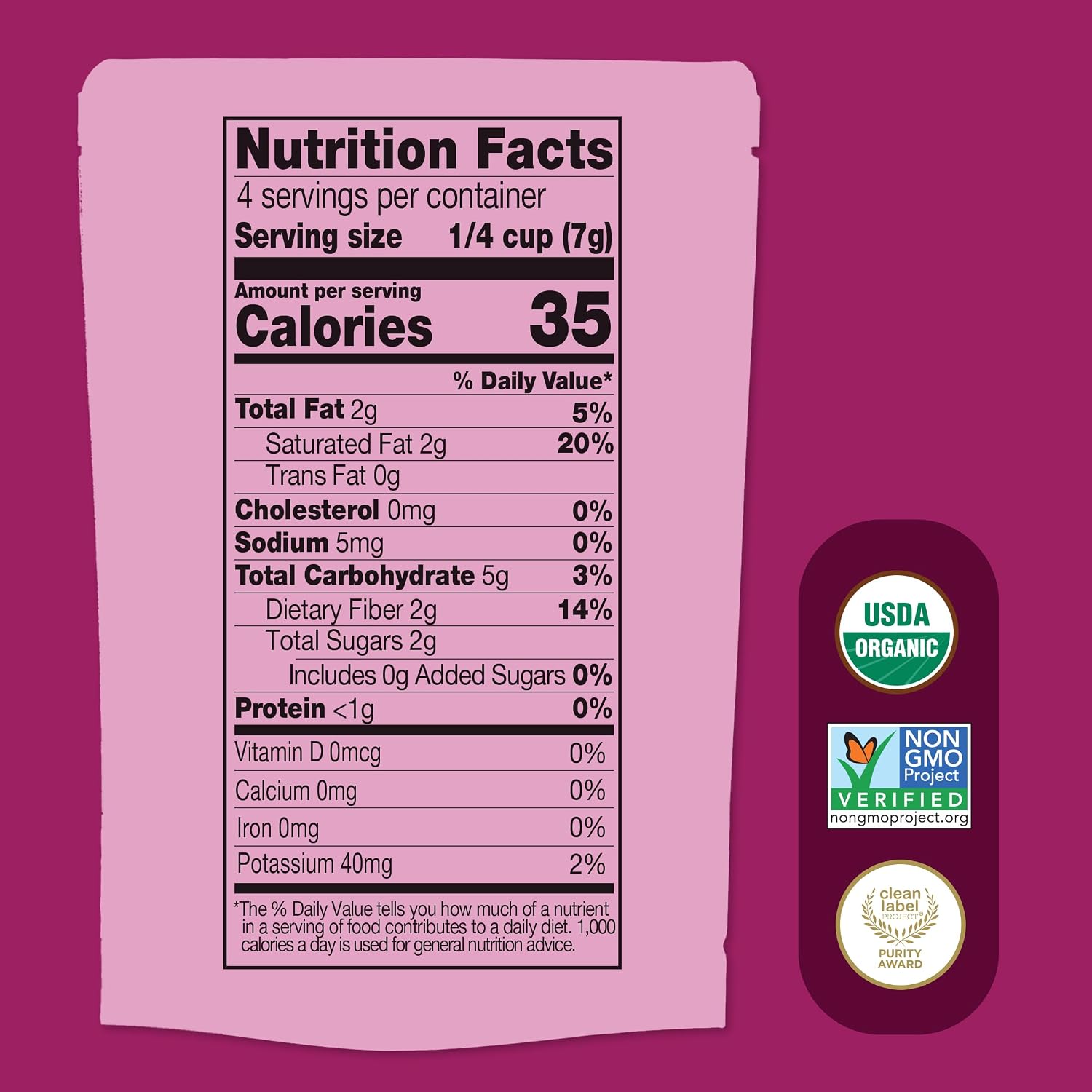 Once Upon a Farm Organic Coconut Melts, Mixed Berry, 1oz