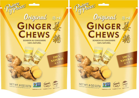 Prince of Peace 100% Natural Ginger Candy (Chews), 8oz