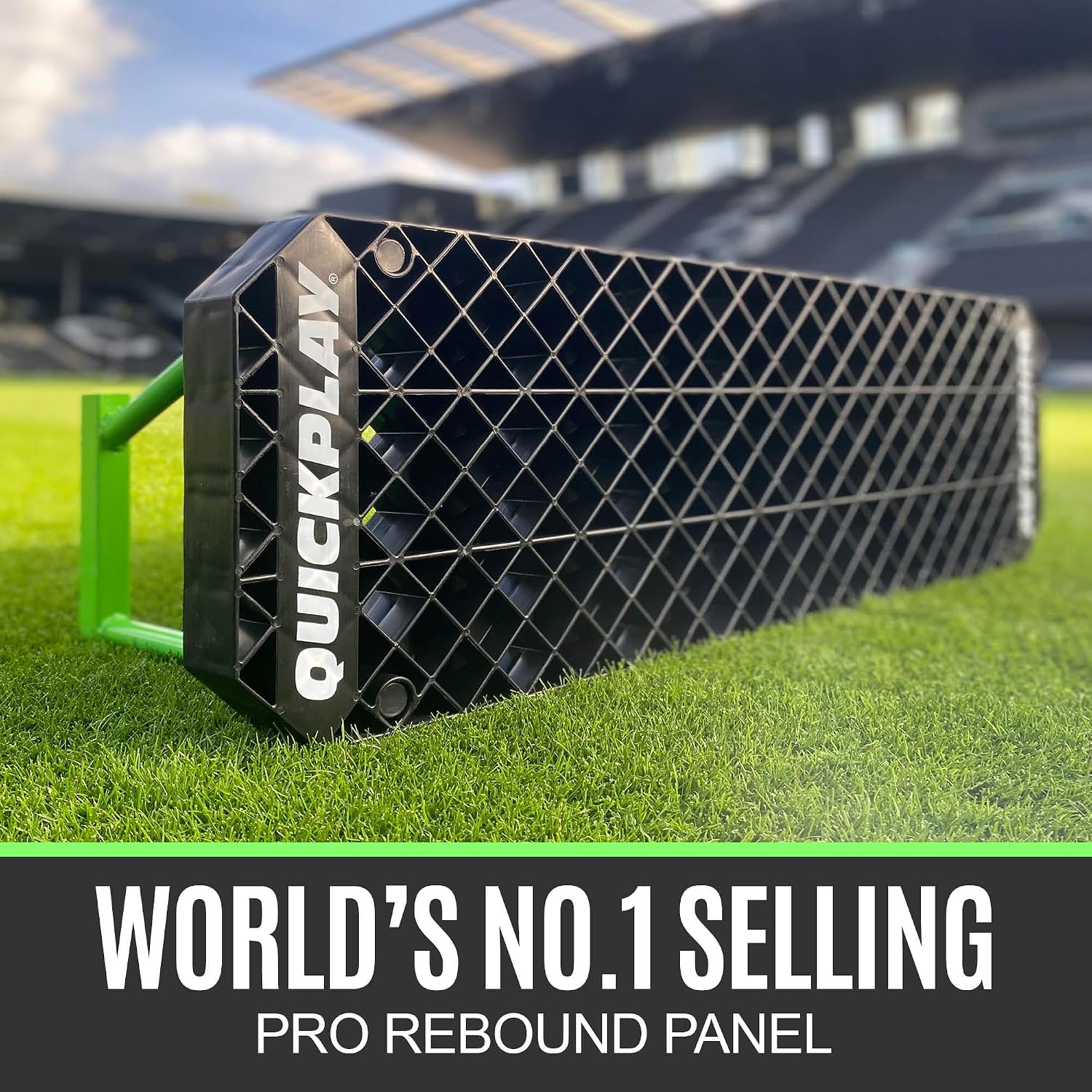 QUICKPLAY Replay Station Soccer Rebounder Board - 4-in-1 Passing Trainer