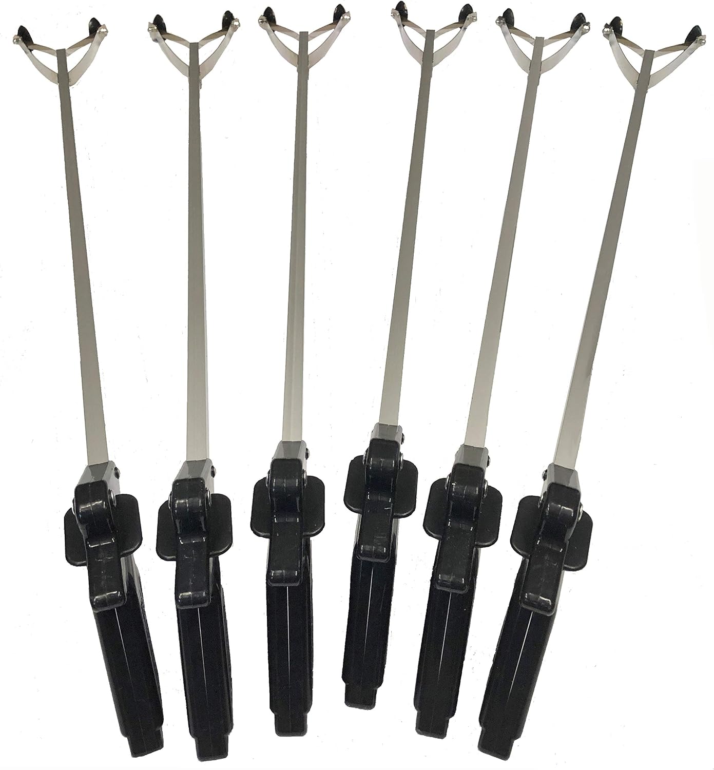 ArcMate EZ Reacher - Heavy Duty Grab-It Reaching Tool - Grabber Reacher with 4.5 Inch Jaws, Can Lift a Dime to 8 lb. Brick, Lightweight, Sturdy, Ideal for Commercial, Maintenance, Seniors, 32", 6-Pack