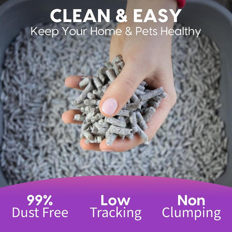 Fresh News Multi-Cat Pellet Non-Clumping Paper Cat Litter, 25 Pound