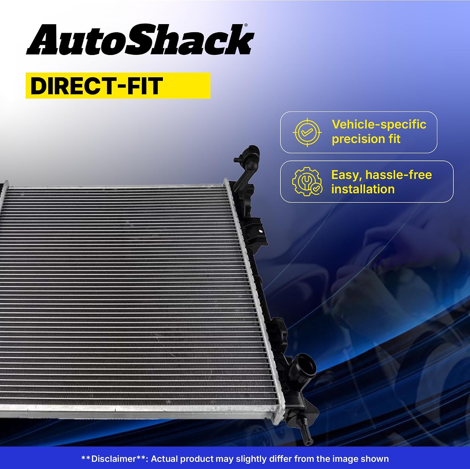 AutoShack Radiator for Ford, Expedition 2007-2008, V8 5.4L